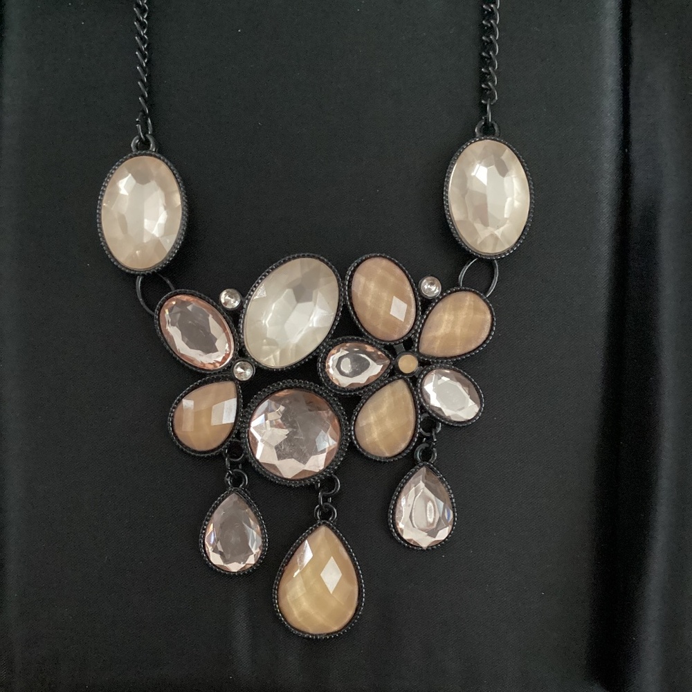 New York & Company Multi Stone Necklace